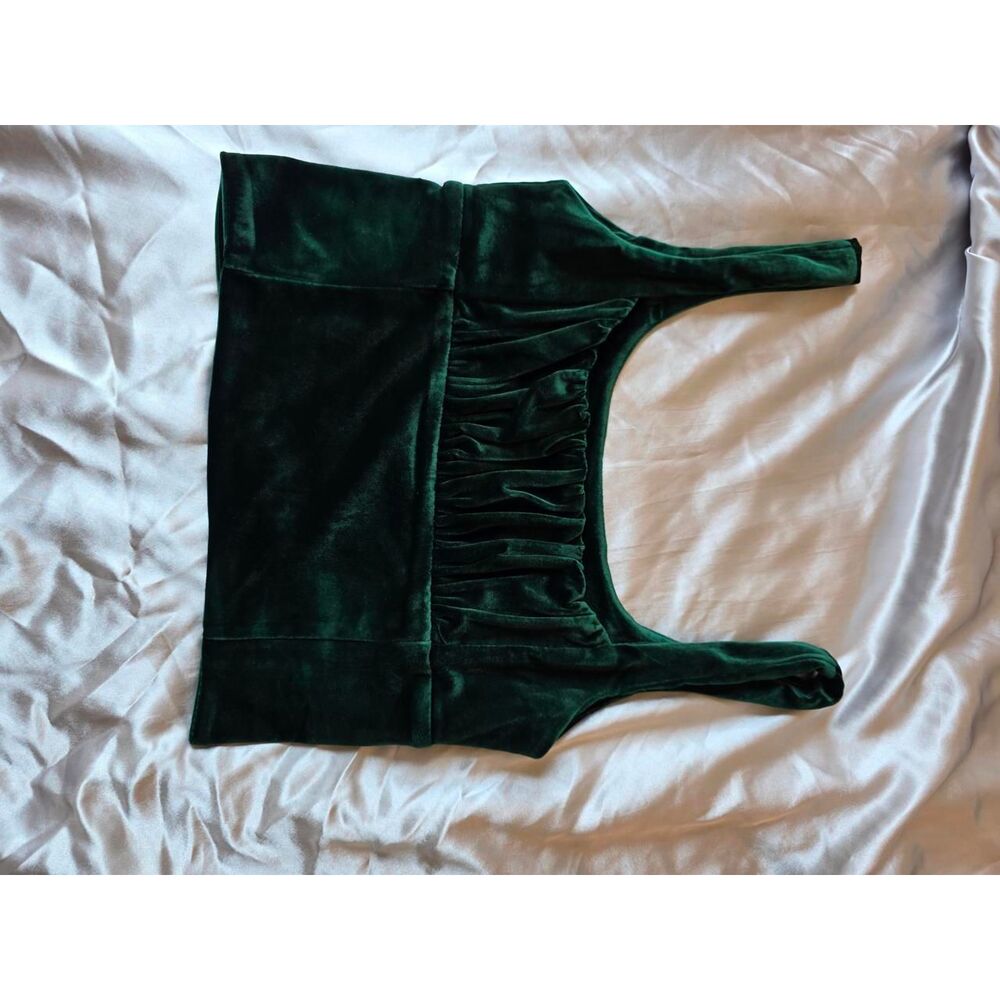 Unbranded Women's Green Crop-top